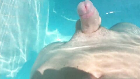 Swimming Pool Masturbation Hands Free Orgasm