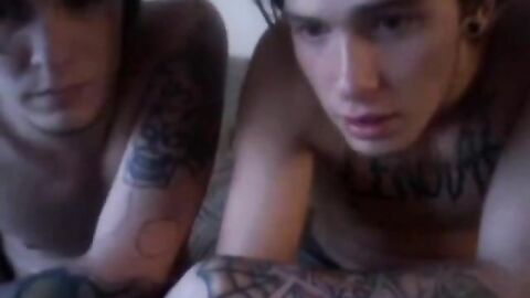 Twink Twins Masturbating on Webcam