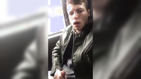 Twink Wanks on a Bus