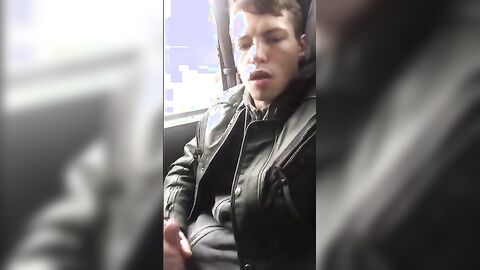 Twink Wanks on a Bus