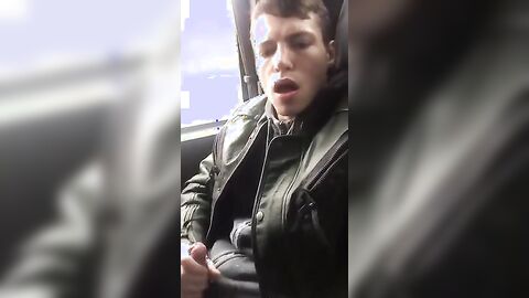 Twink Wanks on a Bus