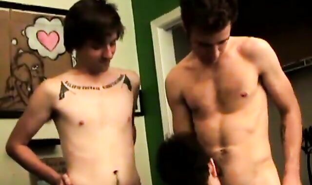 Amateur straight dudes threesome pounding hairy pussy babe