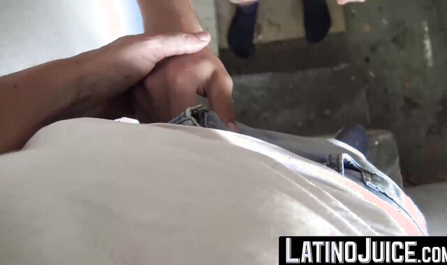 LatinoJuice.com - Cain - Long haired employee Cain bred hard after jerking his long d