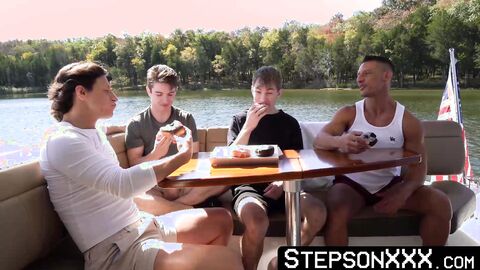 StepsonXXX.com - Caleb Morphy & Jax Thirio & Dalton Riley & Oliver Beck - Caleb Morph