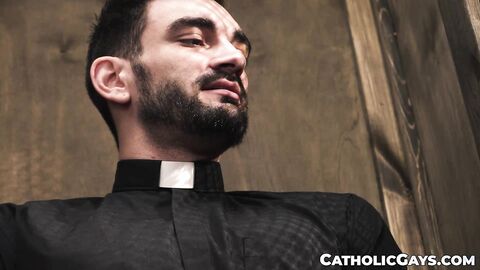 I felt holy and cleansed after priest Jack Aries cums inside my butt