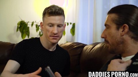 DaddiesPorno.com - Max Darenger - Stepdad sneaking in his sons bedroom to jerk off on