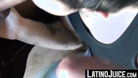 LatinoJuice.com - Dave & Nicolas & Damon - I spent my day swallowing dicks and gettin