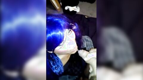 Piss-Drinking Crossdresser's Blowjob Adventure