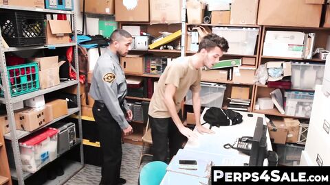 Perps4Sale.com - Kai Falco & Mike Maverick - Skinny gay perp receives Hard and Fast B