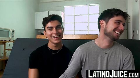 LatinoJuice.com - Newly engaged Alfonso and Adrian have their first horny sex as a co