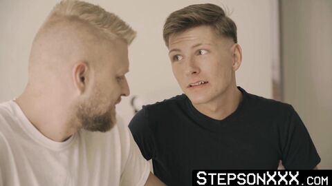 StepsonXXX.com - I erupted my cum on my slender body after my stepdad Marco Napoli pl