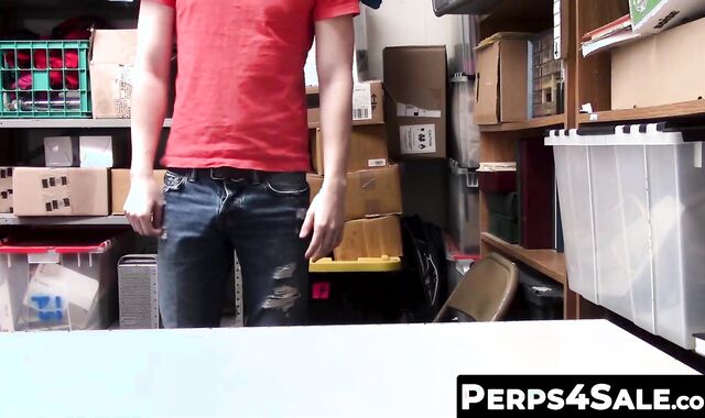 Perps4Sale.com - Hairy cocked Security Guard Ass Bangs a Sweet Thief