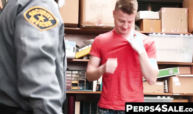 Perps4Sale.com - Hairy cocked Security Guard Ass Bangs a Sweet Thief