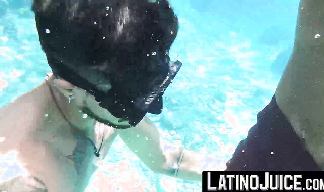 LatinoJuice.com - Teaching inked Dan Lopez to endure my deep pounding after snorkelin