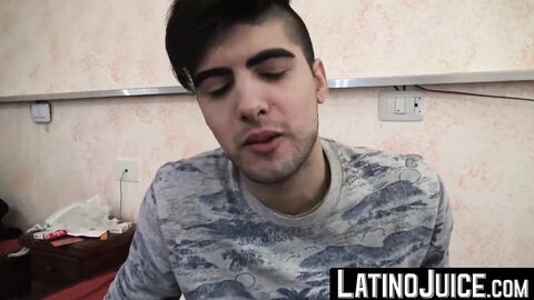 LatinoJuice.com - Curious stud Benja climbs on top of me and lets me drill his hole