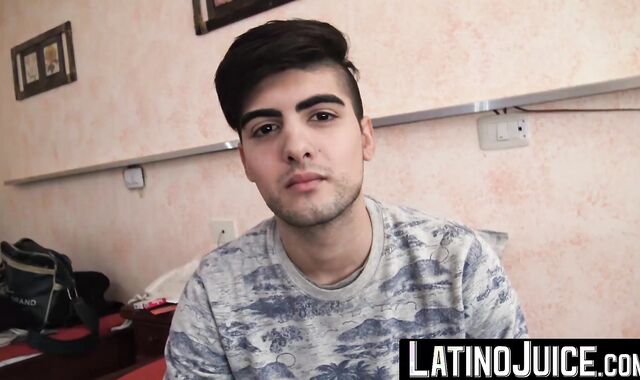 LatinoJuice.com - Curious stud Benja climbs on top of me and lets me drill his hole