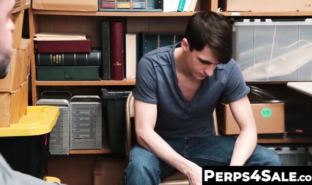 Perps4Sale.com - Slim twink thief drilled hard and ass pounded deep by thick dicked c