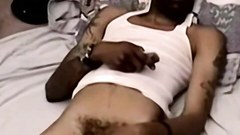 Black stud uses his BBC to bareback mature homosexual