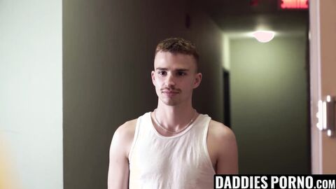 DaddiesPorno.com - Sexy muscular stepdad disciplined his troublesome stepson