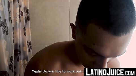 LatinoJuice.com - Intimately kissing this jock Jaciel O before I bareback his nice as