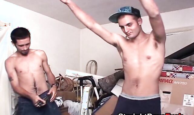 Two hot and horny straight guys Nate and Nick are going balls deep into a girl