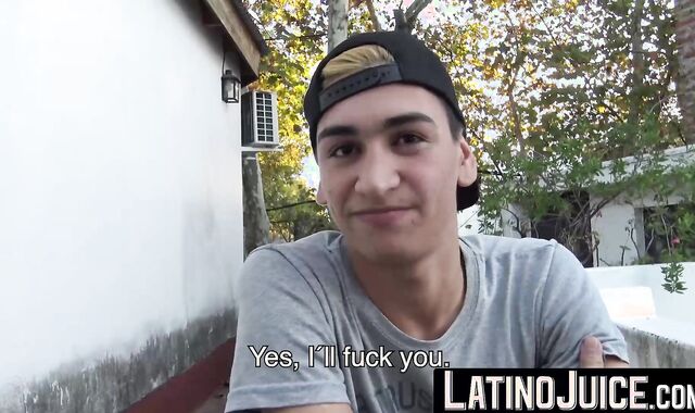 LatinoJuice.com - Handsome blonde Jake bends over to get his ass bred hard by my swol