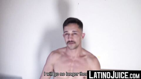 LatinoJuice.com - Bearded gay Milo fucks El Kevshos bouncy ass for some extra cash