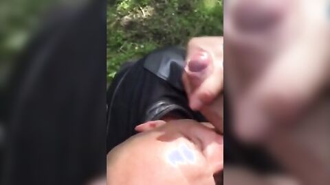 Outdoor Fun: Sucking and Swallowing