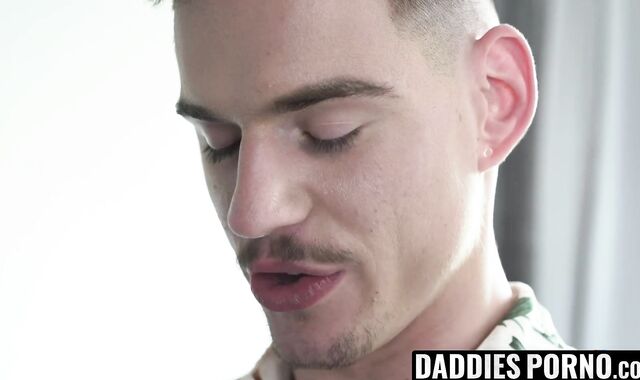 DaddiesPorno.com - Tricking your stepdaddy to get a taste of his enormous shaft