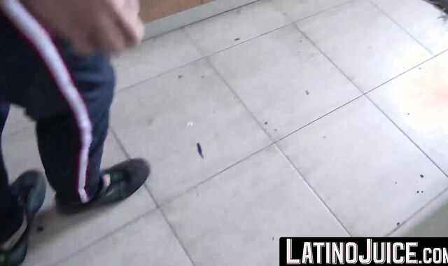 LatinoJuice.com - Curious adorable twink Cano rides my uncut dick and showers me with