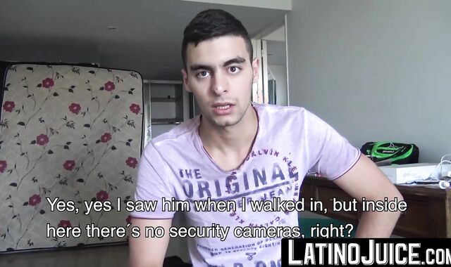 LatinoJuice.com - Curious adorable twink Cano rides my uncut dick and showers me with