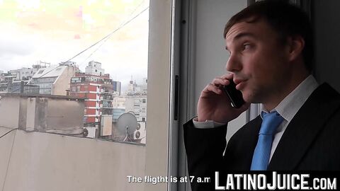 LatinoJuice.com - Jock businessman Felipe railed by Latino twink Jonas Matt