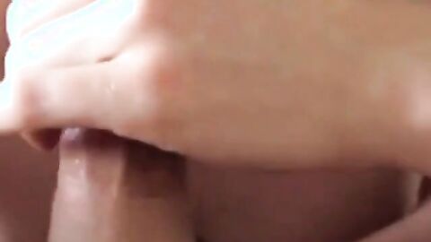 Covering My Buddy's Face in Cum - Big Cock Blowjob