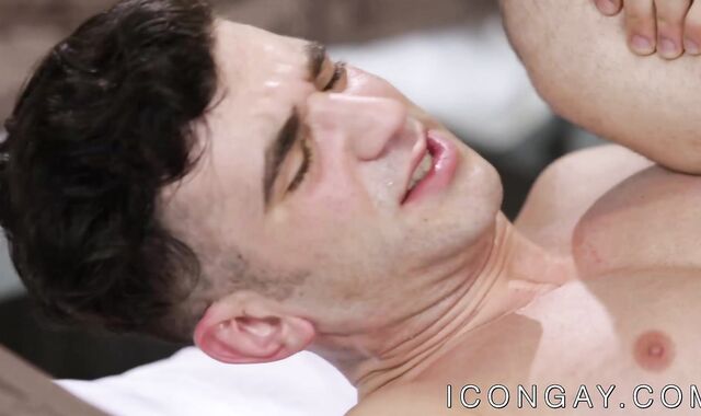 Handsome firefighters Billy Santoro and Andy Banks fuck anally
