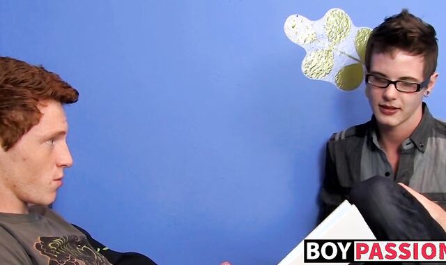 Blowjob and anal with twinks Alan Parish and Timo Garrett