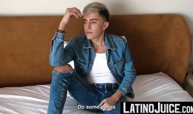 LatinoJuice.com - Dazzling stud Angel Crush eagerly wants to be drilled by Axxl Mart