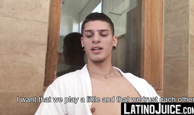 LatinoJuice.com - The wet ass of hot tatted dude Andreas became a slave to my deep po