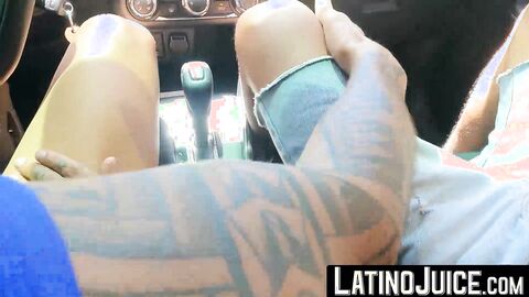 LatinoJuice.com - Tattooed Latino Cain Gomez bred hard outdoors by Robert