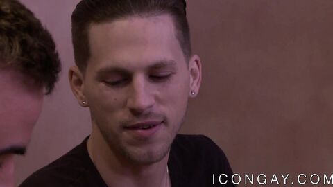 Passionate anal sex with Roman Todd and Mason Lear