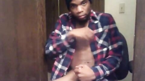 Big Black Cock Cousin Jacks Off