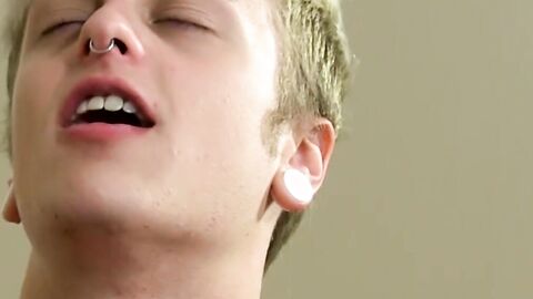 Inked emo twinks swap deepthroat blowjobs before raw fuck