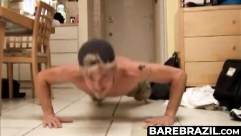 BareBrazil.com - Jason Denver plays with his dick straight from work