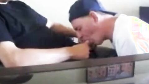Sucking and Swallowing My Buddy's Load