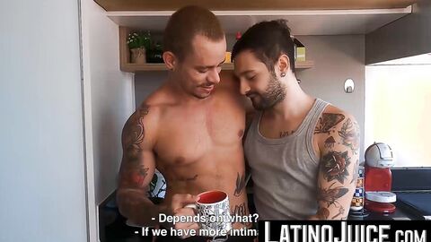 LatinoJuice.com - Handsome jocks Igor Lucious and Lucas Dias take turn plowing each o