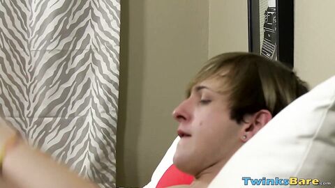 Cute blonde JR Adams breeded by a hung dicks thick cum