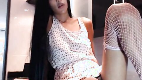 Latin Tgirl Holly's Amateur Webcam Show
