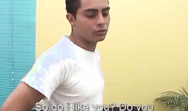Cute amateur twink is eager to wildly ride fat fuck stick