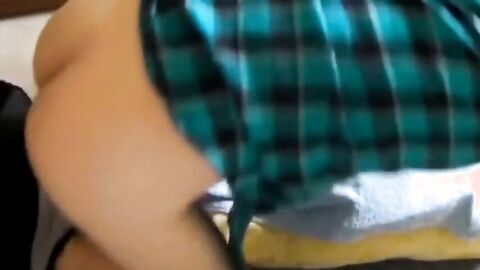 Twink Plays With His Pillow
