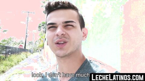 Straight Latino man is barebacked in POV and cums hard