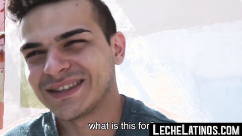 Straight Latino man is barebacked in POV and cums hard